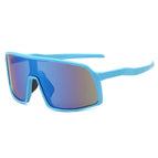 light blue frame blue film