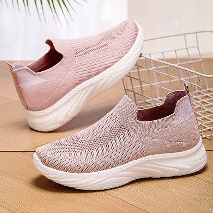 Mom's Shoes Mesh Breathable Summer Walking Shoes for Middle-Aged and Elderly People Old Beijing Cloth Shoes Women's Sports and Casual Shoes for Women