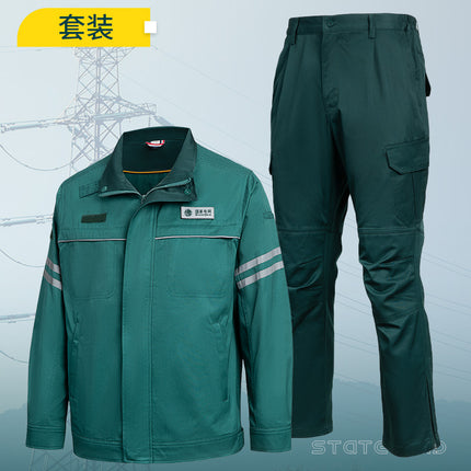 Shandong's New State Grid Work Clothes Suit Anti-Static Power Supply Electrician Men's Labor Protection Clothing Work Clothes