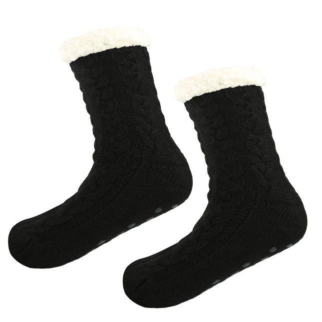 Cross-border European and American Warm Socks Autumn and Winter Thickened fleece-lined Sleep Socks Dispensing Non-slip Socks Carpet Floor Socks