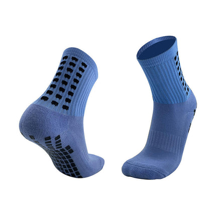 Adult Thickened Towel Football Socks Men's Non-Slip Deodorant Wear-Resistant Mid-Tube Socks Sweat Absorbing Breathable Sports Socks Cross-Border