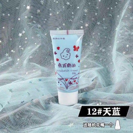Manufacturer Cream Glue 50ml Anti-Freeze Cream Glue Accessories Mobile Phone Case Beauty Glue DIY Handmade Material Glue Wholesale