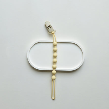 Ins Infant Silicone Pacifier Chain Portable Belt Clip Anti-loss Silicone Chain Baby Packing Gum Lanyard