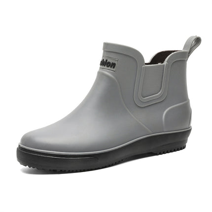 Cross-Border Internet Celebrity Rubber Shoes New Men's Short-Tube Outdoor Rain Boots Lightweight Waterproof Shoes Low-Top Non-Slip Adult Rain Boots