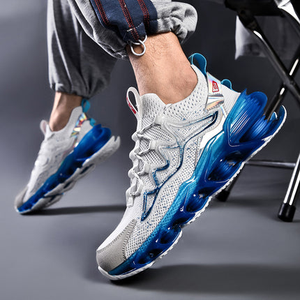 2025 Summer New Men's Sports Shoes, Gold-Trimmed Casual Running Trendy Men's Shoes, Sports Running Shoes, Luminous Shoes