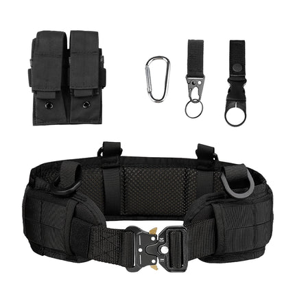 Cross-Border Cobra Buckle Tactical Waist Belt Set Outdoor Multi-Functional Nylon Quick-Release Belt Real-Life Cs Outer Belt