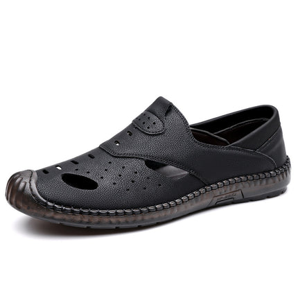 Sandals Men's 2025 New Summer Outer Wear Soft-Soled Sports and Leisure Beach Shoes Men's Clogs Drop Shipping