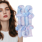 Tie-dye blue and purple [curling iron + 2 hair ties]