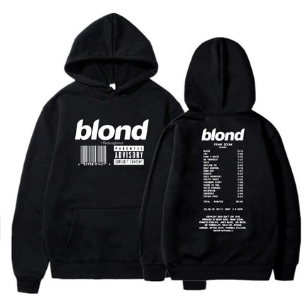 Blonde Frank Oceans Hoodie Top Text Long Sleeve Sweatshirt a
