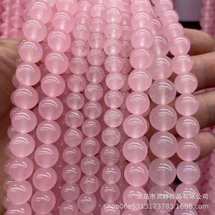 Wholesale high quality chalcedony aquamarine jasper aquatic grass jade loose beads semi-finished jewelry accessories DIY bracelet with beads