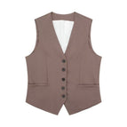 dark brown top / XS