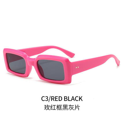 New All-match European and American Trendy Cross-border Square Sunglasses Trendy Street Shooting Modern Charm UV-proof Sunglasses