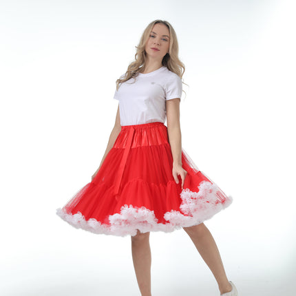 Skirt Lolita Hexagonal Mesh Cloud Support Boneless Marshmallow Standard Support Soft Mesh Support Violent Tutu Skirt