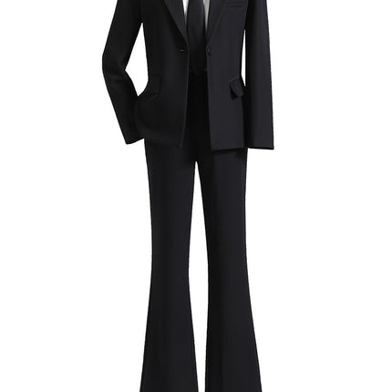 White Suit Set for Women, New Spring and Autumn Style, Cross-Border Elegant Goddess Style, Professional Attire with a High-End Feel, Casual Suit, Formal Wear