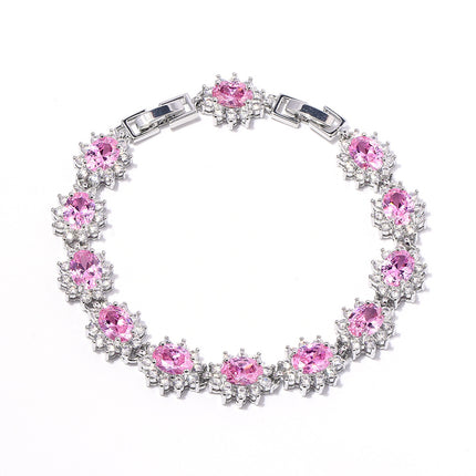 New classic cross-border source bracelet fashion zircon ladies jewelry European and American fashion crystal bracelet