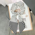 27# white striped polka dot / 145