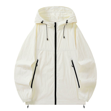 Summer Sun Protection Clothing for Couples, Men and Women, Outdoor Skin Clothing, Summer Light and Breathable Couple Loose Sun Protection Clothing Jacket