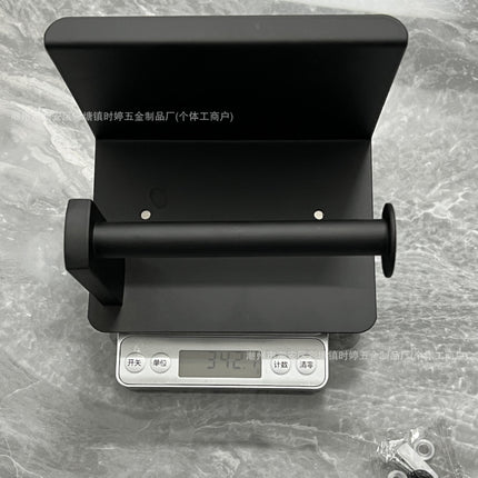Cross-border stainless steel tissue holder roll paper holder toilet paper holder non-perforated tissue holder mobile phone rack hotel project