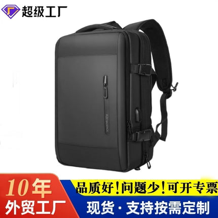 Amazon Explosions Swiss Backpack Expandable Large Capacity Men's Business Travel Backpack 17 inches