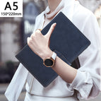 A5 buckle-navy blue 220 pages