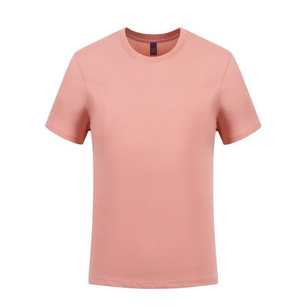 【Anhui Warehouse】Loose Fit | Ice Silk Cotton Ammonia Cotton Solid Color T-Shirt Round Neck Short Sleeve Youth Casual Boys Pullover