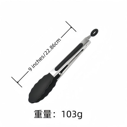 Cross-border Clip Kitchen Barbecue Clip Food Clip Silicone Clip Anti-scalding Clip Bread Fried Steak Clip Barbecue Clip