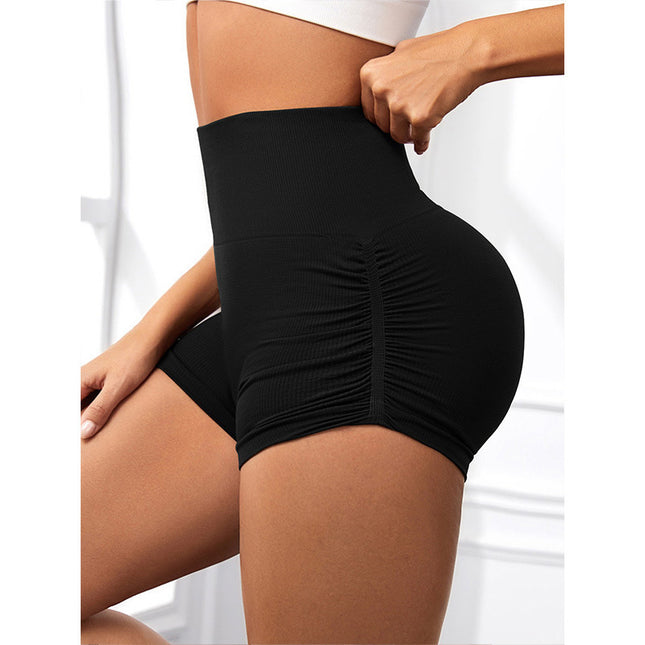 Butt Lift Sports Three-Point Shorts for Women Spring and Summer High-Waisted Tight Elastic Quick-Drying Fitness Running Yoga Leggings for Women