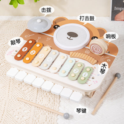 Cross-border early education children's simulation musical instrument Orff percussion instrument drum rattle sand hammer toy music suit
