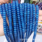 About 5x8mm, about 72 pieces in a string / 6