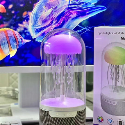 Cross-border new MAX113 jellyfish Bluetooth audio moves with the sound Bluetooth rhythm speaker desktop atmosphere light home
