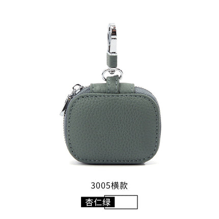 New Genuine Leather Key Case Small Mini Top Layer Cowhide Waist Hanging Key Bag Household Unisex Key Case