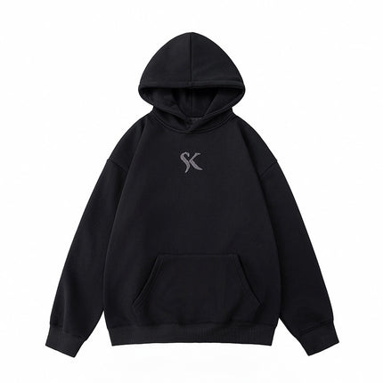 Amazon American Heavy Hooded Sweatshirt Men's Embroidered Towel Autumn Trendy Brand Loose Couple Jacket Wholesale