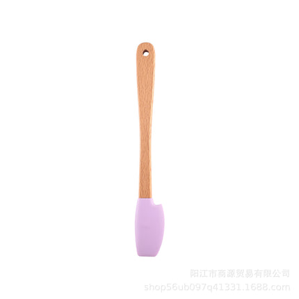 Silicone Large Scraper Special Wooden Handle Baking Silicone Kitchen Tool Cake Homemade Handmade Dessert