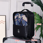 Technology black large size new twill material [can hold about 3-4 pairs of shoes in sizes 36-42]