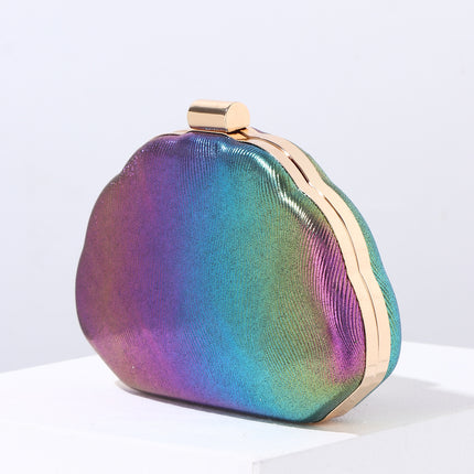 European and American Fashion Leather Box Evening Bag Clutch Bag Wedding Bridesmaid Bag Evening Party Bag Dress Bag Chain Bag Women's Bag