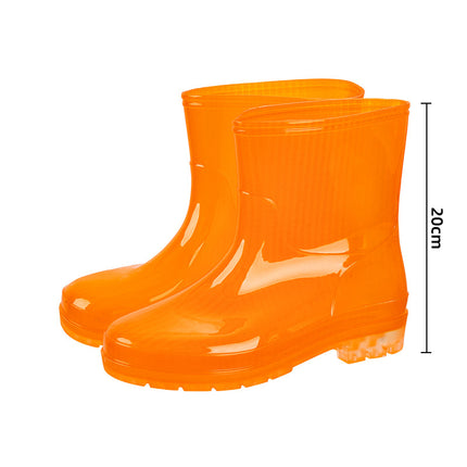 Rain Boots No Inner Fishermen's Shoes Speed Dry Kitchen Shoes Rain Boots Men's High Labor Protection Rubber Shoes Odor-proof Shoes Non-slip Water Shoes