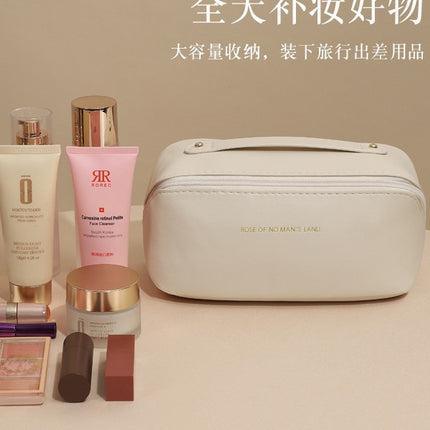 New Cosmetic Bag, Large Capacity, High-End, Portable Cosmetic Storage Bag, Travel Essential Multi-Functional Toiletry Bag