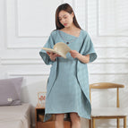 Bamboo xuanwu soft cotton shirt gan shilan color / One size fits all