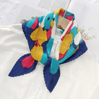 L024-133-03 navy blue / 70cm wrinkled square towel