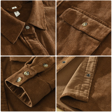 6631 Japanese Style Retro Fashionable Tooling Men's Shirt New Loose Casual Pocket Men's Jacket