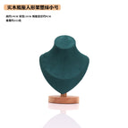 Solid Wood Portrait Dark Green Trumpet
