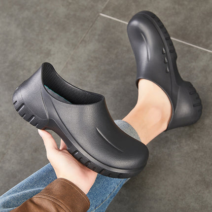 [Cross-border] Chef's shoes are waterproof, non-slip and oil-proof, light and wear-resistant work shoes for hotel workshops and restaurants