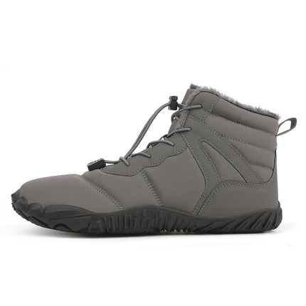 Winter Fleece-Lined Thickened Warm Snow Boots, Waterproof and Non-Slip Cotton Shoes for Outdoor Hiking, 2024 Unisex Snow Outdoor Wear