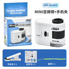W5800 handheld portable microscope + mobile phone holder