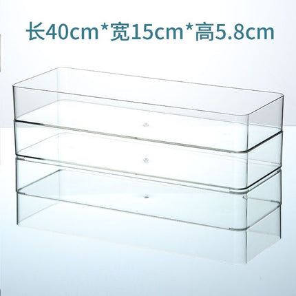 Mirror Cabinet Storage Box Narrow Transparent Household Toilet Washstand Storage Rack for Skin Care Cosmetic Fit Box