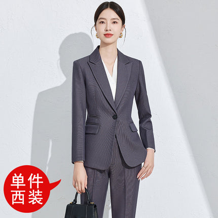 Business Suit suit Women's Spring and Autumn High-end Interview Formations High-end Sense Tooling Temperament Work Clothes Suit Jacket