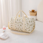 Green floral boston (polyester)