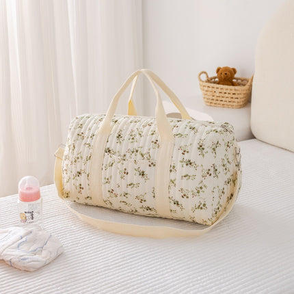 Ins New Style Embroidered Travel Bag Large Capacity Duffel Bag Lightweight Storage Portable Crossbody Bag Boston Bag