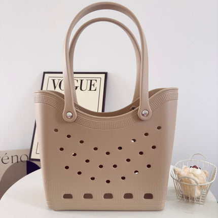 EVA Hole Bag 2025 Cross-border New Fashion Seaside Waterproof Beach Bag Large Capacity Tote Bag Single Shoulder Bag
