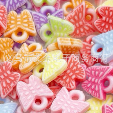 Plastic Washed Marine Series Shell Starfish Small Fish Kids Toy Beaded Bracelet Necklace Beaded Accessories Wholesale